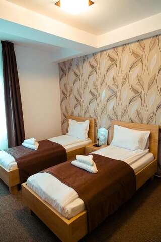 Отель Pensiune Confort Morosanu Şinca Veche Двухместный номер с 2 отдельными кроватями и балконом-14